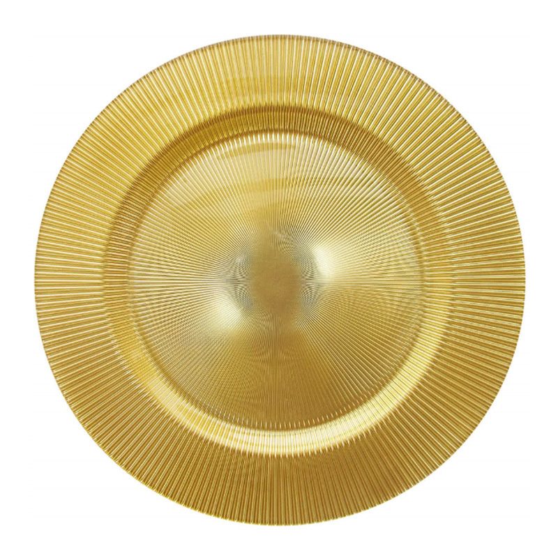 glass charger plate 1 Wholesale Glass Charger Plate PZ-022 - Image 1